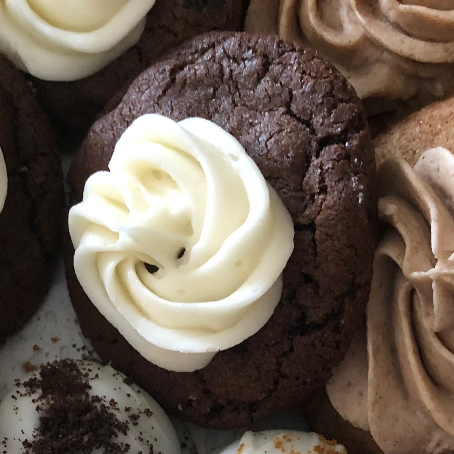 Chocolate Mint Cookies & Cream Cookie