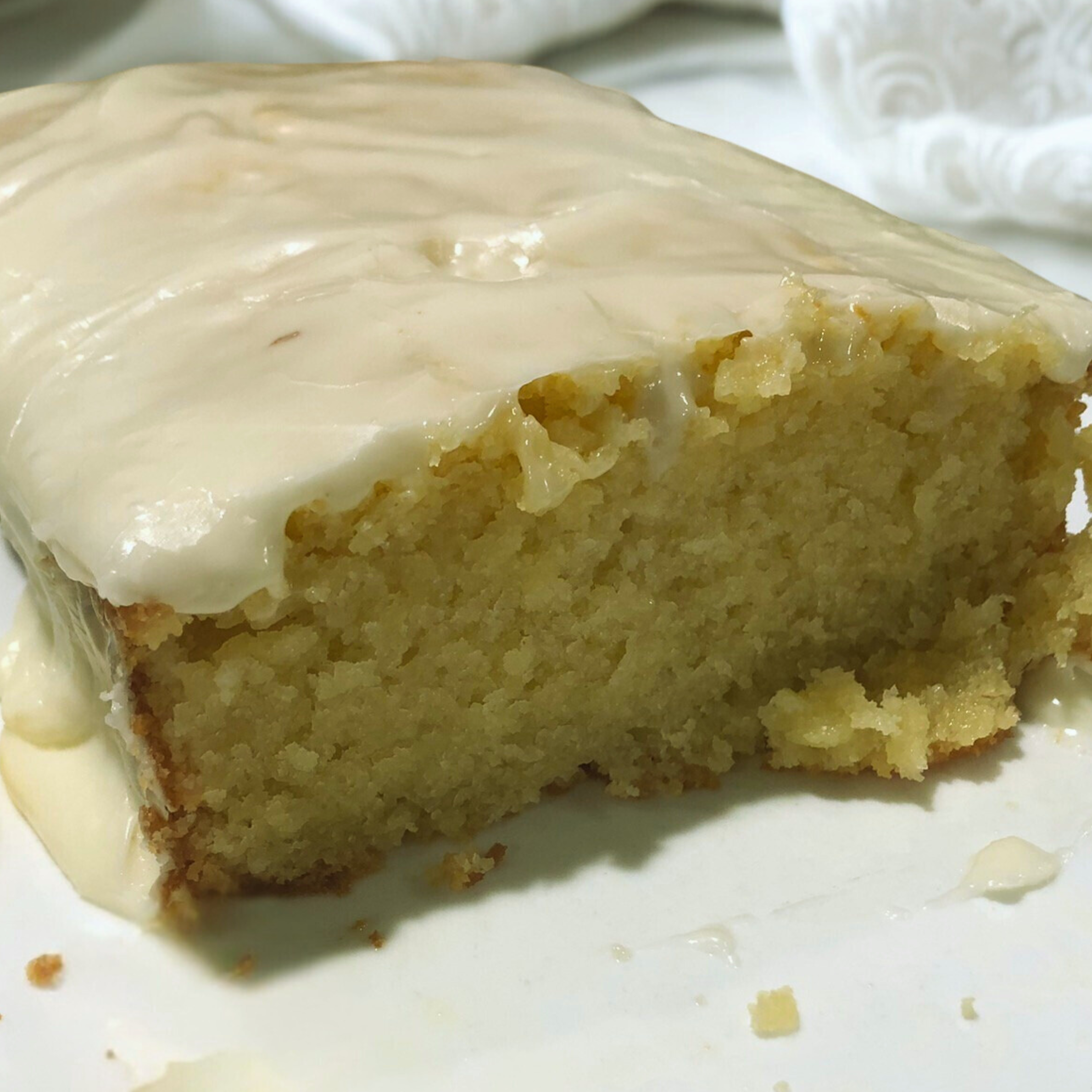 Iced Lemon Pound Cake