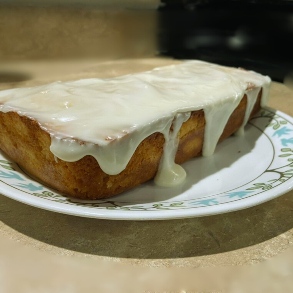 Iced Lemon Pound Cake